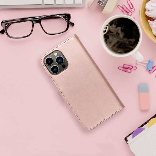 Forcell Mezzo Book Case Cover iPhone 7 8 SE 2020 Mandala Rose Gold*
