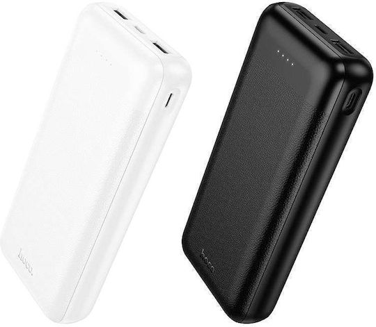 Hoco J153A Power Bank 20000mAh 10W mit USB-A Ausgangsanschlüsse und USB-C Ausgangsanschlüsse Weiß