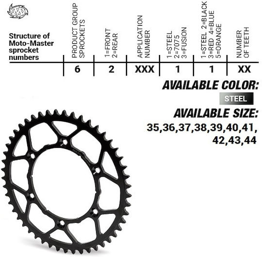 Pinion Spate 415 41t Moto-master 62.029.11.41