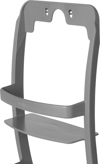 Wenko Wandmontiertes Badezimmerregal Kunststoff 26x54.5x11.5cm Grau