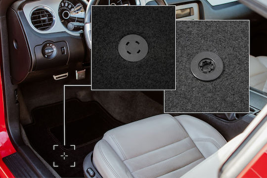 Black Driver Mat Fiat Punto 12' Hatchback 2012-2018