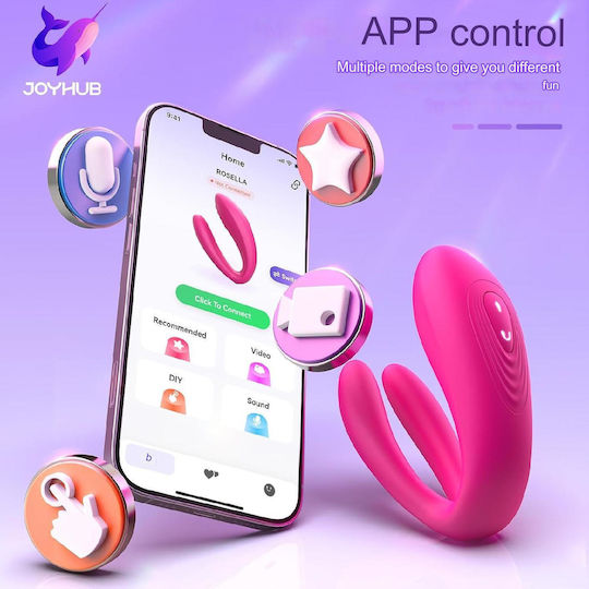 Vibrator Femei Stimulator Clitoral Control Aplicație Waterproof Ipx7 10 Moduri Vibrație Dildo Erotic Cupluri Silențios