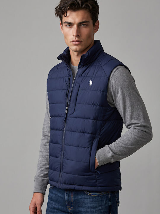 Sleeveless Blue Jacket
