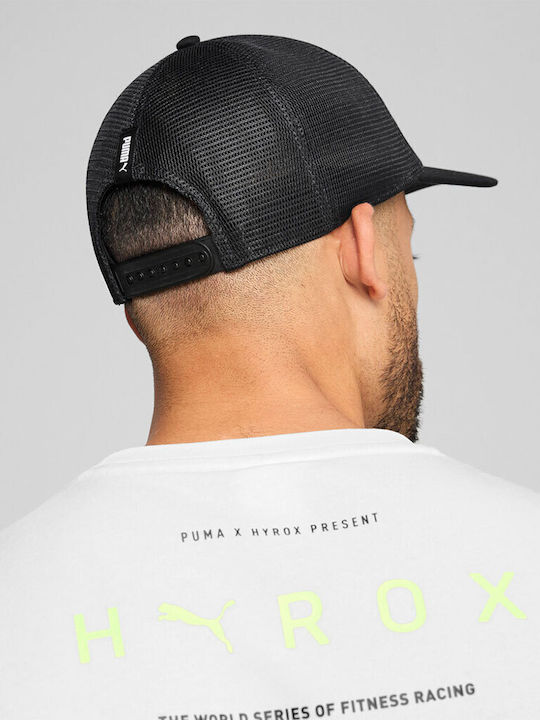 Puma X Hyrox Trucker Cap Unisex Καπέλο Μαύρο