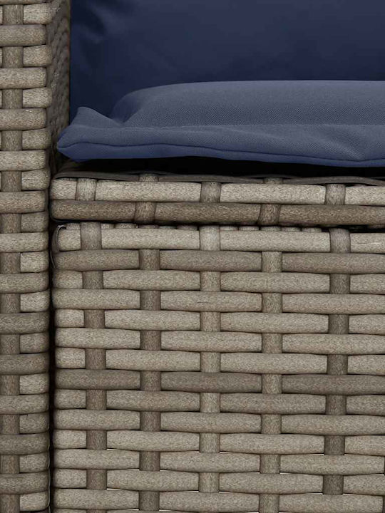 Viersitziges Outdoor-Sofa Rattan mit Kissen