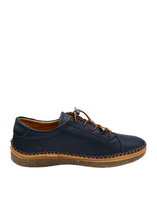 Leder Damen Mokassins in Schwarz Farbe