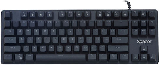 Spacer Immortal Tastatură de Gaming Mecanică Tenkeyless cu Comutatoare Outemu Blue și Iluminare RGB Engleză SUA