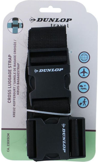 Dunlop Luggage Strap Black 2 Pieces