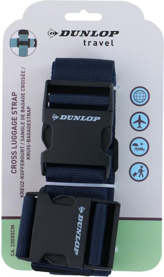 Dunlop Ιμάντας Βαλίτσας Navy Μπλε 2τμχ
