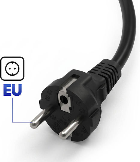 Avizar 65W Laptop-Ladegerät Computer Gekrümmter Stecker 1,2m Kabel Schwarz
