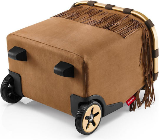 Carrycruiser Coș De Cumpărături Din Țesătură Maro 40cm