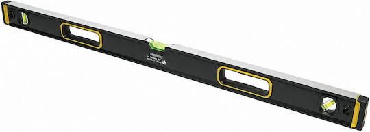 Crownman Aluminium Wasserwaage Magnetisch 100cm mit 3 Niveaumessern