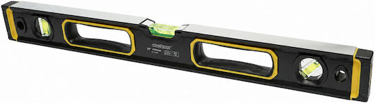 Crownman Aluminium Wasserwaage Magnetisch 60cm mit 3 Niveaumessern