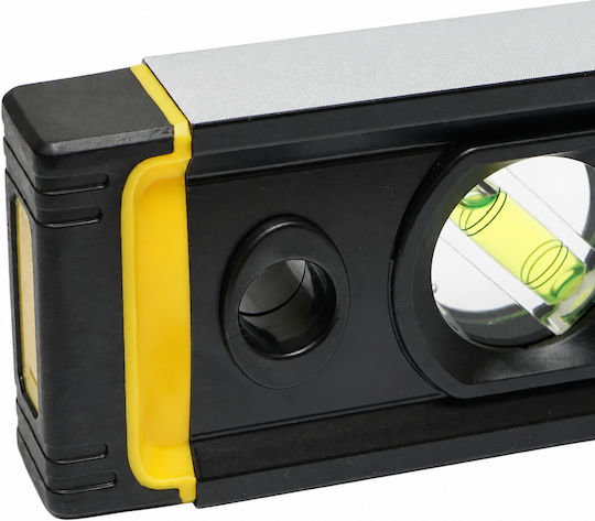 Crownman Aluminium Wasserwaage Magnetisch 100cm mit 3 Niveaumessern