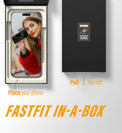 Panzerglass Privacy Screen Protector W Black Frame Iphone 17 Pro Max Ultra-wide Fit W Fastfit In-a-box
