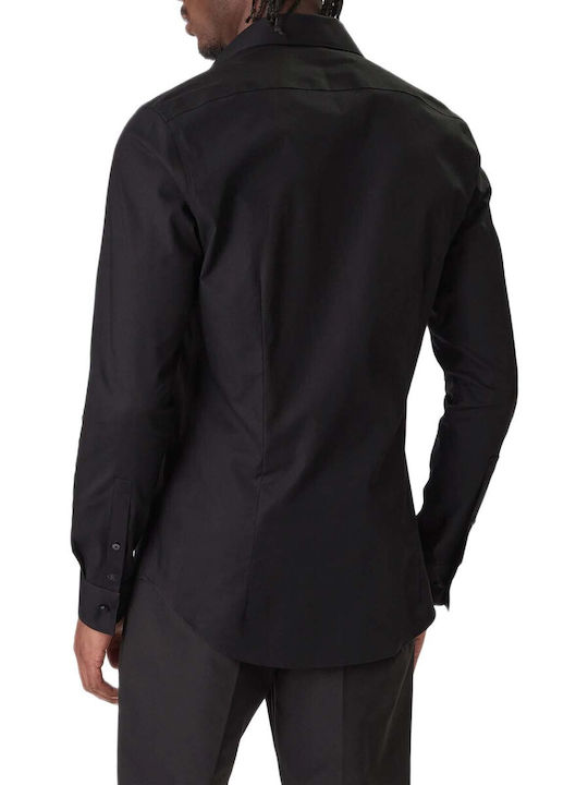 Calvin Klein Πουκάμισο Slim-Fit Μαύρο