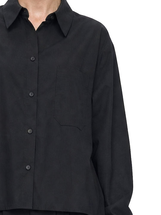 Long Sleeve Women's Shirt Black