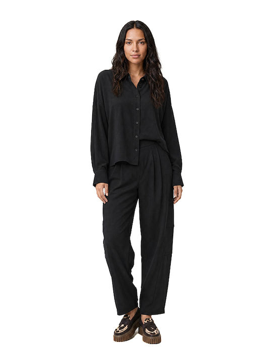 Long Sleeve Women's Shirt Black