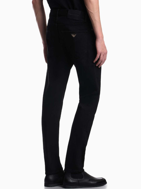 Men's Slim Fit Black Jeans Pants