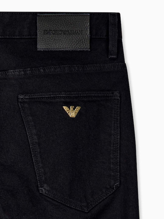 Men's Slim Fit Black Jeans Pants