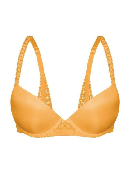 Gold Σουτιέν Push Up με Μπανέλες