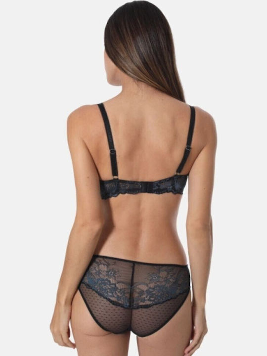Black Bra Push Up with Underwire