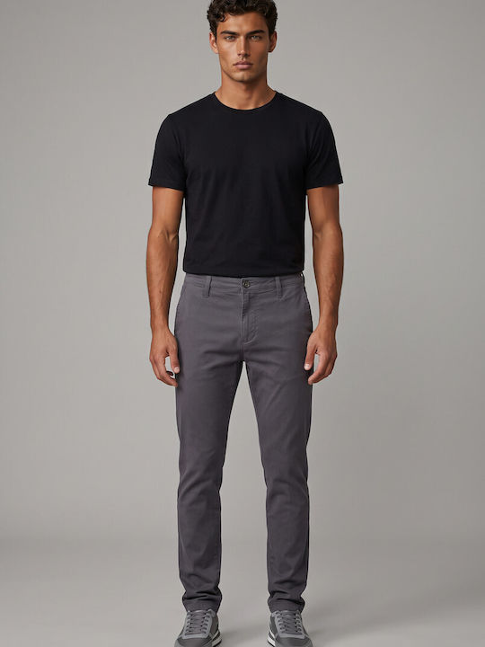 Men's Slim Fit Trousers Grey
