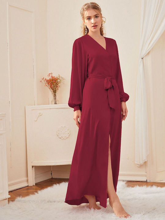 Intimonna Winter Damen-Robe Rot