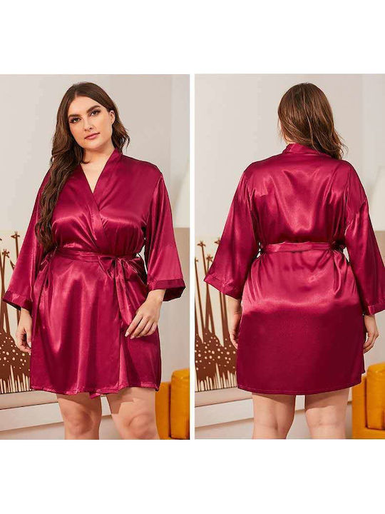 Intimonna Winters Damen Robe Burgundisch