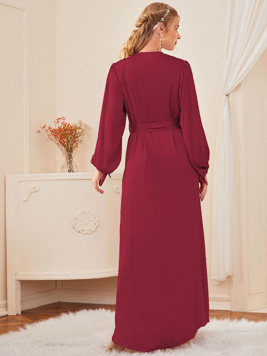 Intimonna Winter Damen-Robe Rot