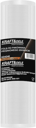 Kraft & Dele Pungi pentru dispozitive Vacuum 5000x200mm 1 Rulou