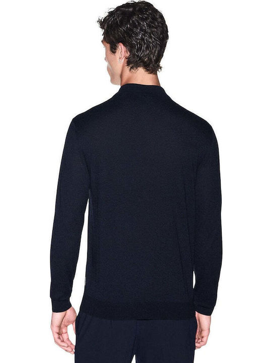 Armani Exchange Herrenblusen Langarm Blau