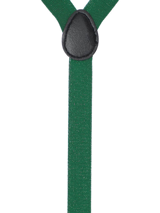 Children’s Suspenders Buticcochet Metal Fastenings 25 Mm Dark Green Br491