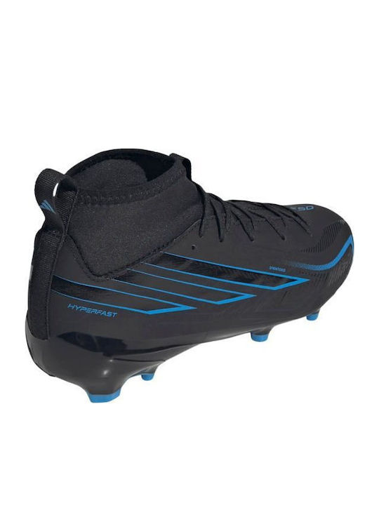 F50 Hyperfast League FG Детски футболни обувки с бутони Черни