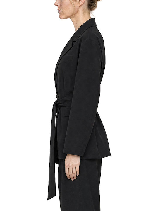 Moutaki Long Women's Blazer Black