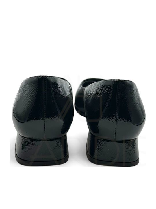 Leder Pumps Schwarze