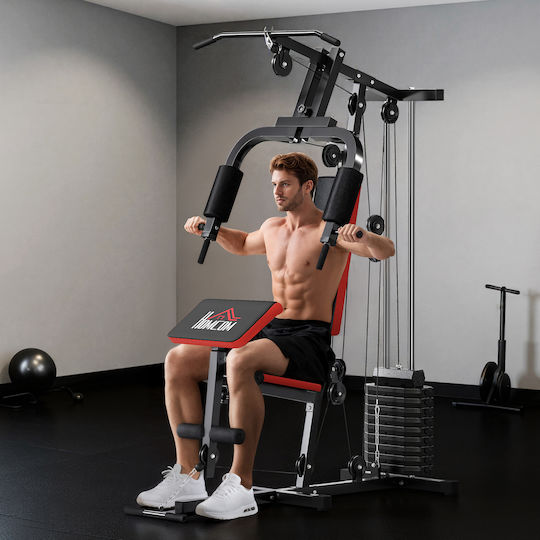 HomCom Multi Gym de Gimnastică cu Greutăți 65kg
