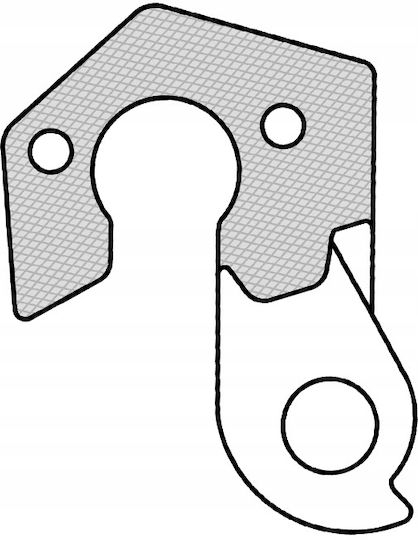 Derailleur Hanger B'twin Rockrider Decathlon Frame