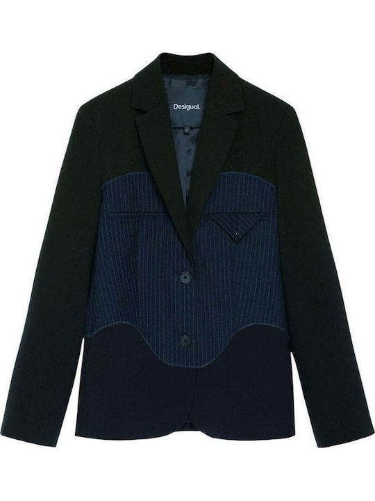 Desigual Langärmeliges Damenblazer Blau