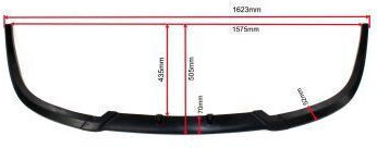 Spoiler Εμπρός Προφυλακτήρα Universal Vw Golf 5 Μαύρο Ματ Volkswagen