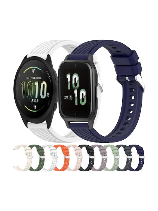 Silicone Gummi-Armband Graues 20mm