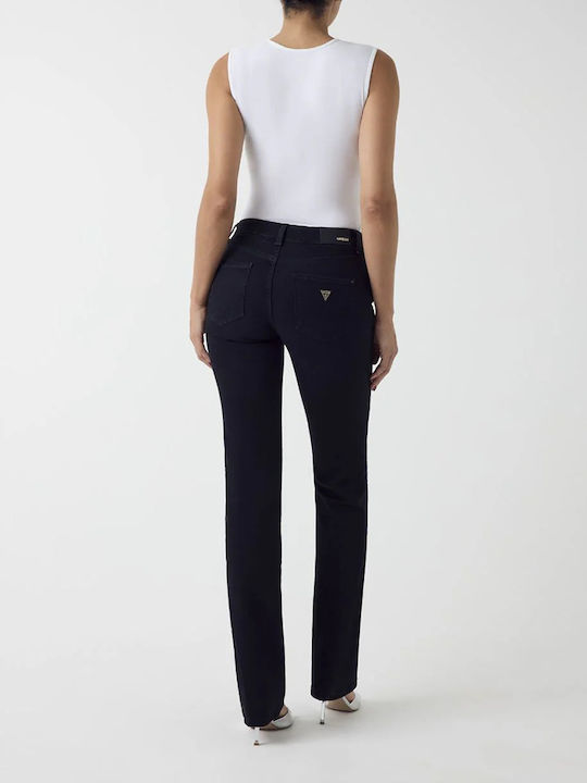 Guess Sexy Women's Jean Pants in Straight Leg Black Guess Sexy Women's Jean Pants in Straight Leg Black