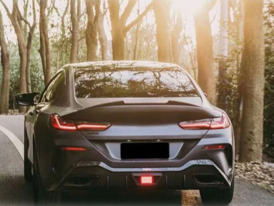 Autoheckspoiler Kofferraum Bmw G16 F93 2018+ Gran Coupé V Design Schwarz Hochglanz