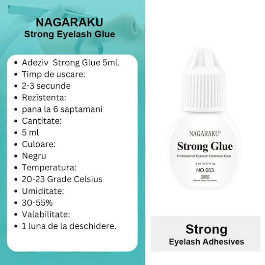 Nagaraku Κόλλα Βλεφαρίδων Black 5ml