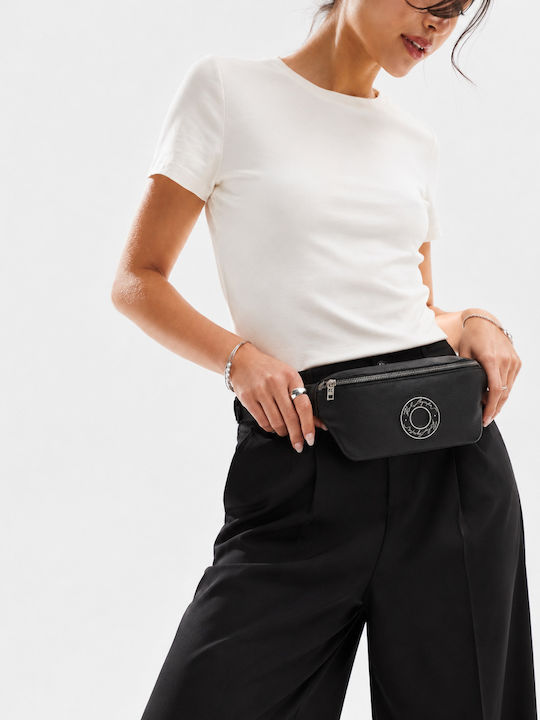 Leder Gürteltasche Schwarz