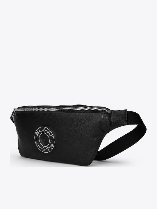 Leder Gürteltasche Schwarz