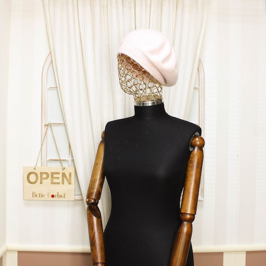 Beretă De Damă ButicCochet O Mărime Design Cu Strasuri Roz Bsc469