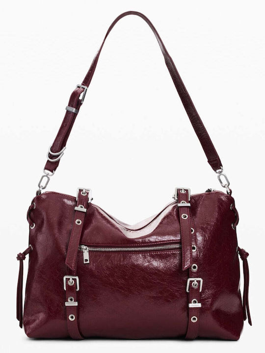 Damen Set Damen Handtaschen Schulter Rote
