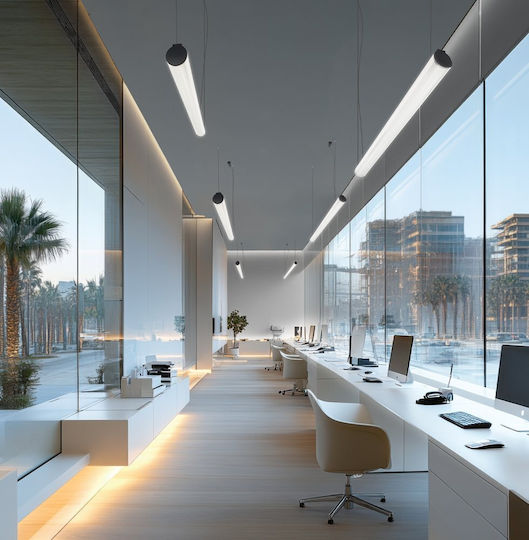 Viokef LED Commercial Linear Ceiling Light Warm White IP20 60cm