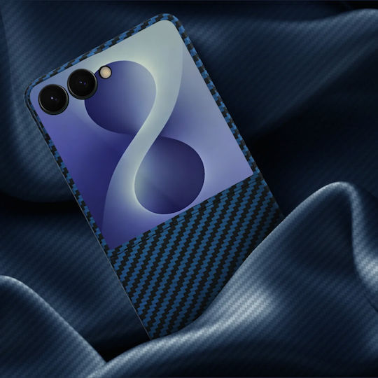 Nekit Handyhülle Kunststoff / Aramidfaser 1mm Blau (Galaxy Z Flip8)